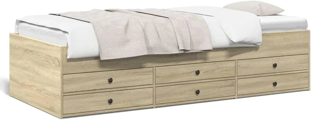Sofa — z szufladami, 6 szufladami, 100 × 200 cm, 2 w