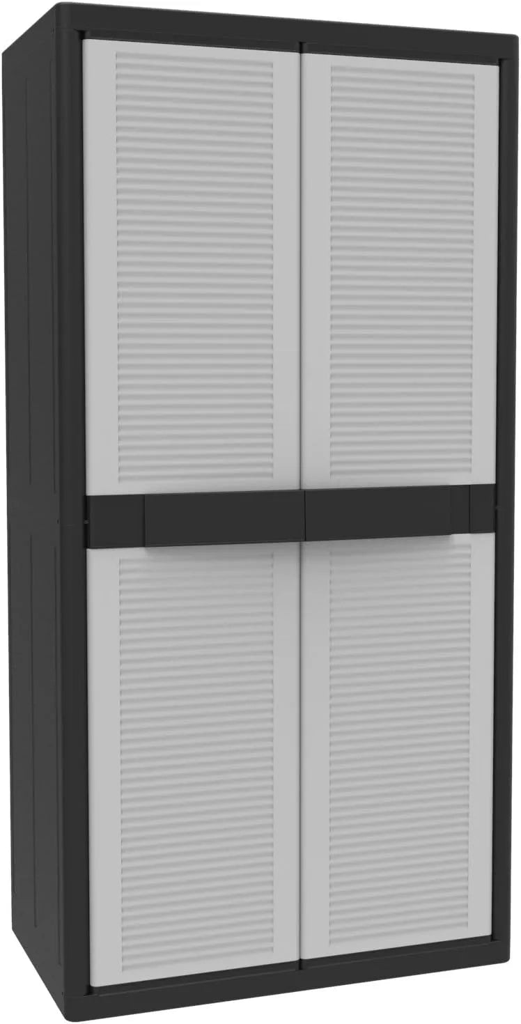 Terry Jumbo Cab 2900 Qblack – z półkami, regulowana konstrukcja, 89, 7 × 53, 7 × 180 cm, z półkami