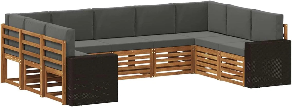 Sofa ogrodowa i sofa wypoczynkowa na taras – 9 pièces