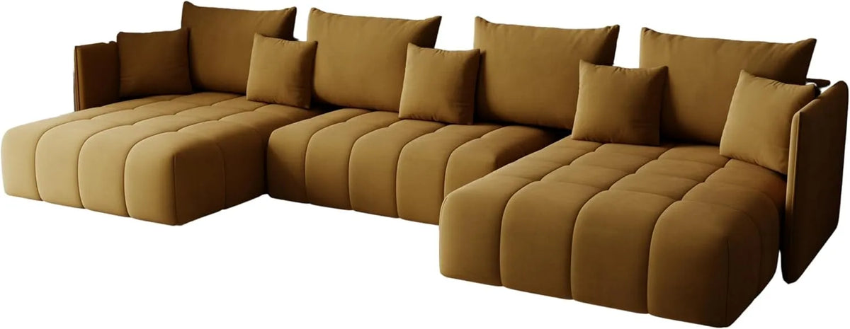 Sofa narożna – T30, GONA, wypełnienie piankowe, z funkcją spania, 346 × 188 cm, 346 × 188 × 93 cm, rozkładana konstrukcja