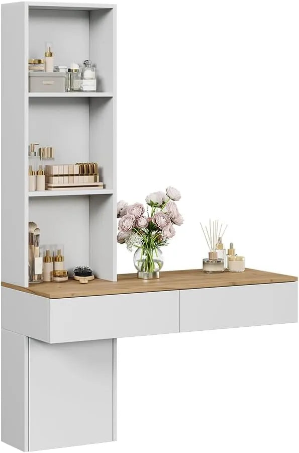 Vicco Stół do toalety 'Melora' – 100 cm, biały
