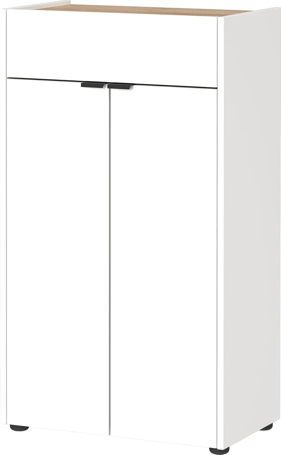 Germania Komoda i szafka do przechowywania 4499-242 GW-Forano – z szufladami, 60 × 98 × 34 cm, biały