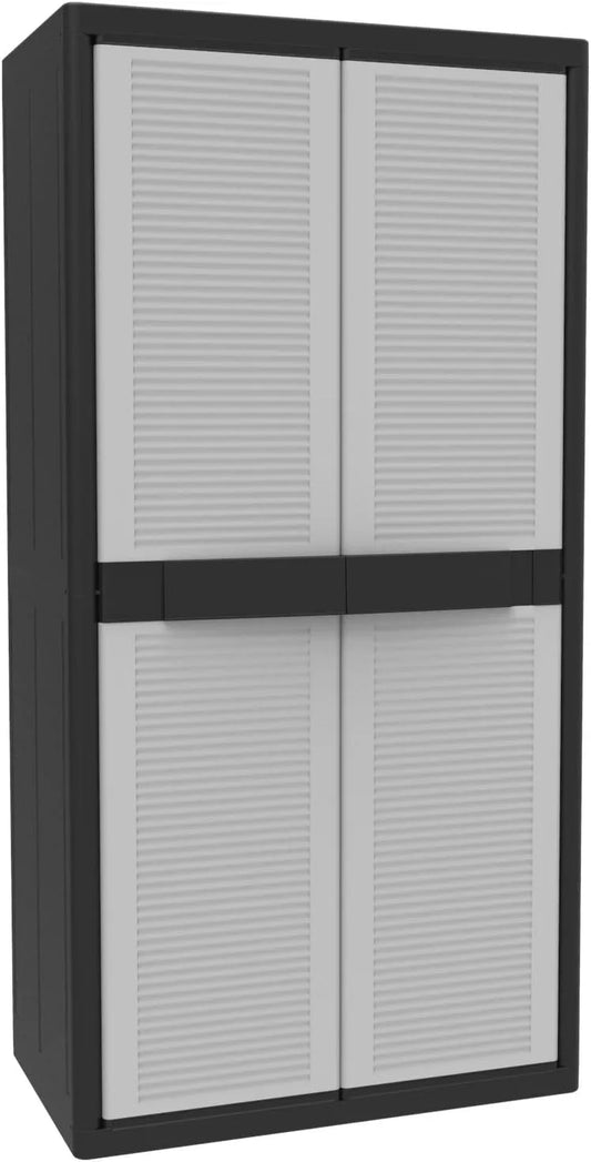 Terry Jumbo Cab 2900 Qblack – z półkami, regulowana konstrukcja, 89, 7 × 53, 7 × 180 cm, z półkami