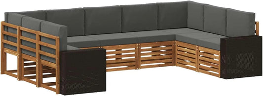 Sofa ogrodowa i sofa wypoczynkowa na taras – 9 pièces