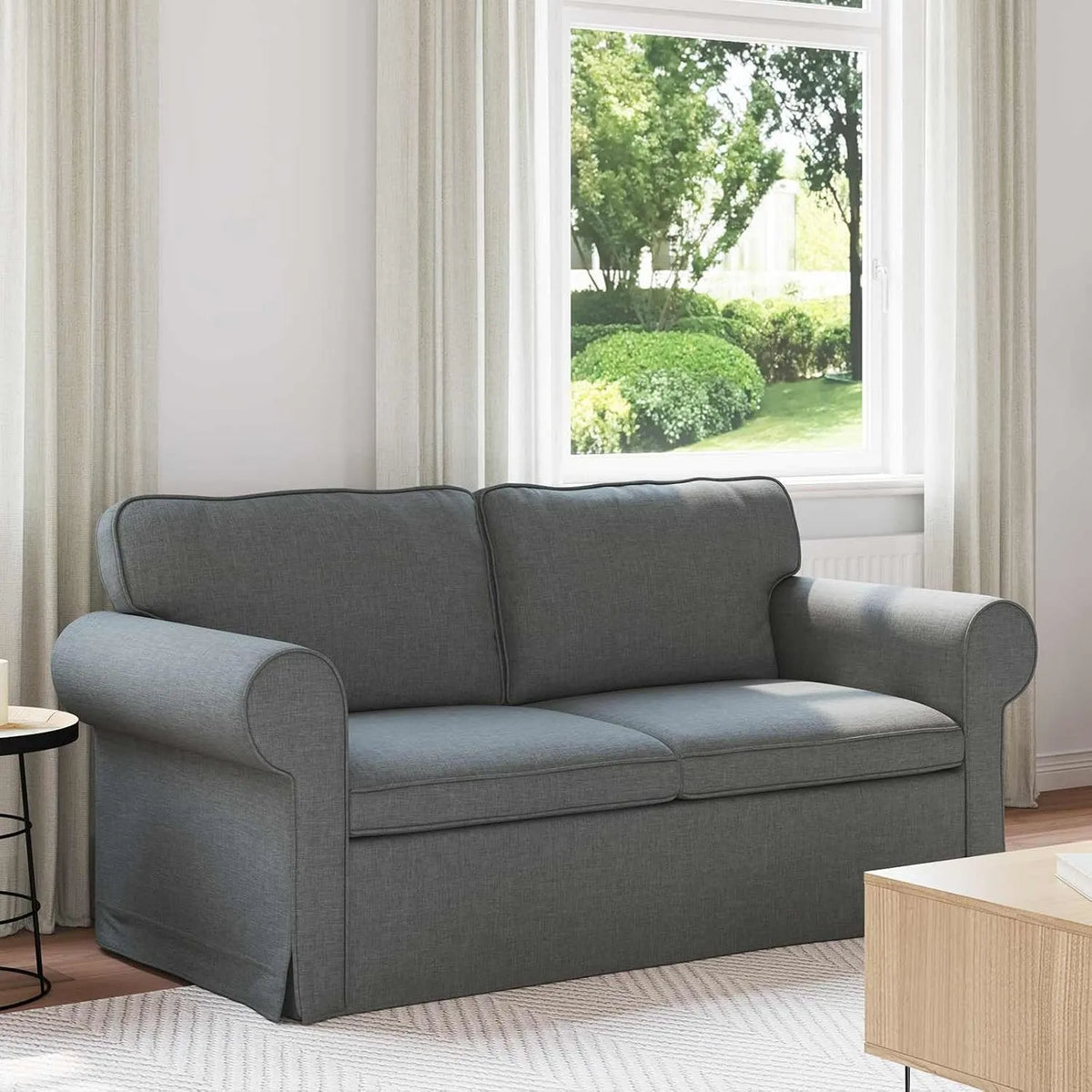 Sofa — z metalu, 140 cm