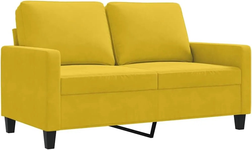 Sofa: tapicerka aksamitna, 2-osobowa, 120 cm