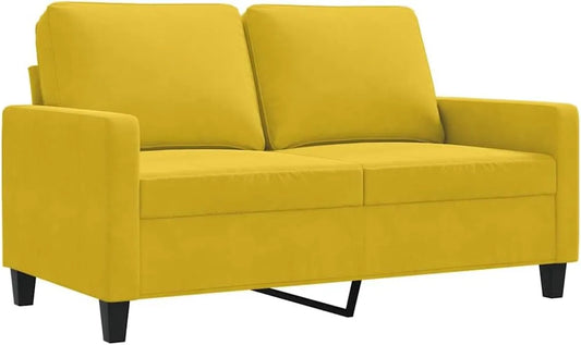 Sofa: tapicerka aksamitna, 2-osobowa, 120 cm