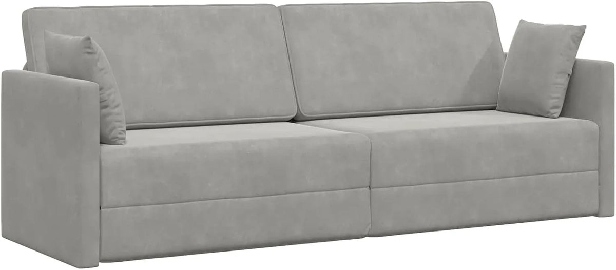 Sofa — z funkcją spania, tapicerka aksamitna, 200cm