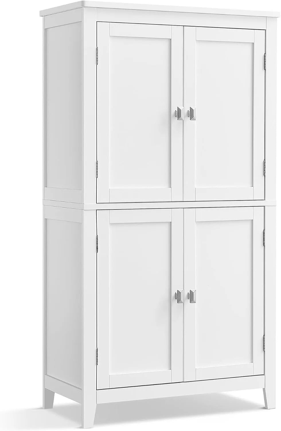 VASAGLE BBC552P31 Szafka łazienkowa i słupek do łazienki – z półkami, regulowana konstrukcja, 30 × 60 × 110 cm, z półkami