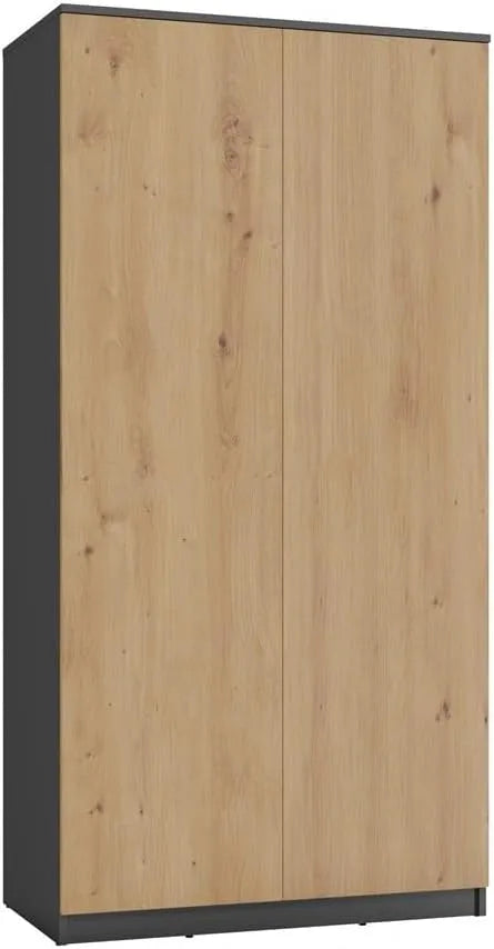 Szafa – 2 Drzwi, 90 cm, antracytowy, CDF SD 90